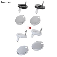 TREA Fix WC Toilet Seat Hinge Fittings Quick Release Hinges for Replacement Hinges and Back To Wall 