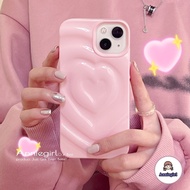 3D Love Heart Phone Case Compatible for IPhone 11 16 Casing 16promax Ip 15 13 12 11 Pro Max 14 Pro M