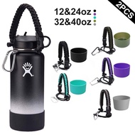 <7.7> HydroFlask Cup Boot Cover 12&24oz/32&40oz Aquaflask Accessories Paracord Handle&Cup Boot