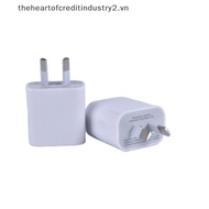# thehear # AU Plug Two USB Ports Mobile Phone Charger DC 5V 2A Output Power Adapter Used .