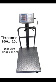 Timbangan duduk 100kg / timbangan barang digital 100kg / timbangan ekspedisi pagar 100kg * 20gr