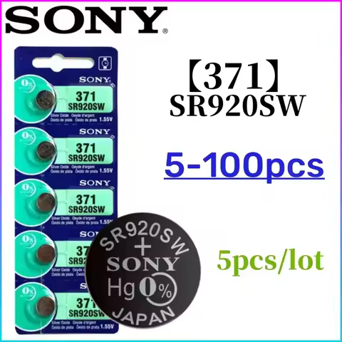 5-100pcs Original SONY AG6 371 SR920SW LR920 SR927 171 370 L921 LR69 SR920 Batteries For Watch Toys 