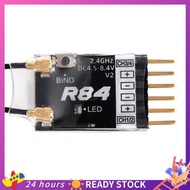 【HOT SALE】 For  R84 V2 4CH Compatible PWM RC Receiver for  D8 D16 SFHSS  TX12 T16S Transmitter