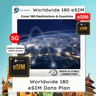 【eSIM】eSIM Global 180 Countries & Region I GoGo Roaming Travel eSIM