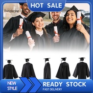 DL Fading-resistant Graduation Robe Academic Gown Set Graduation Gown Cap Tassel Set 2025 Unisex Aca