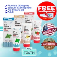 D5C Krim toothmousse plus flouride GC Toothmousse PLUS Fluoride tooth mousse plus tooth mouse
