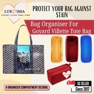 [𝐒𝐆][𝐋𝐮𝐫𝐯𝐢𝐬𝐬𝐚] Bag Insert Organizer For Goyard Villette Tote | Felt Bag In Bag Care Organiser | Prev