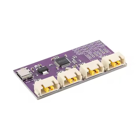 CH344 USB to 4-channel TTL Serial Port USB Type-C Interface 6Mbps High Speed Communication Conversio
