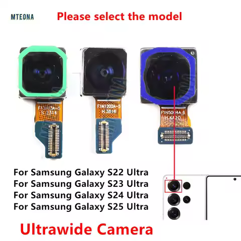 Wide Camera For Samsung Galaxy S24 S25 S23 S22 Ultra 5G SM-S928 S918 S938 S908 Ultrawide Camera Repl