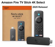 Amazon Fire TV Stick 4K Select 2025 Release! 亞馬遜超高清串流媒體播放器 / 電視機棒，4K Ultra HD with HDR 10+，Easy set 