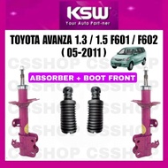 KSW TOYOTA AVANZA 1.3 / 1.5 2005-2011 ABSORBER FRONT 1SET=2PCS KSW HEAVY DUTY