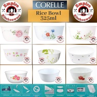 Corelle 325ml rice bowl ( Country Rose / European Herbs / Daisy Field / Provence Garden / Sakura / Plum )