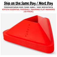 K1pst@ Football Training 10 Packs Flat Marker / Cone / Kon Bola Sepak / Kon Latihan (Orange)