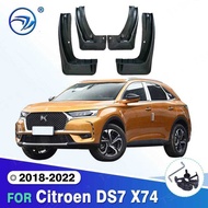 Car Mudgrd For Citroen DS7 X74 DS 7 2018 2019 2020 2021 2022 Mudgrds Splash Grds Fender Mudflaps Acc
