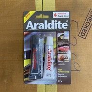 Araldite gray 4 minutes rapid epoxy steel glue black 4 minutes 57g