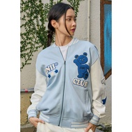 OHNII OVERSIZED CLUB OHNII HAUGHTY BEAR BASEBALL JACKET