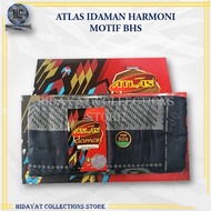 Sarung ATLAS Idaman 555 Harmoni Motif BHS Hitam