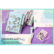 Memo Pad Memo Stationery Memo Pad Aesthetic Memo Pad Pen Memo Pad Cute Dream Like Unicorn Memopad Wi