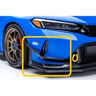 Hona civic Type R Hatchback FL5 carbon fiber front rear bumper canard air duct fin cover lip garnish