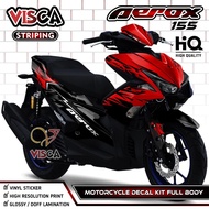 Decal Aerox 155 Old Full Body - Cool Aerox 155 Old Sticker - Striping Aerox 155 Old Variation - Deca