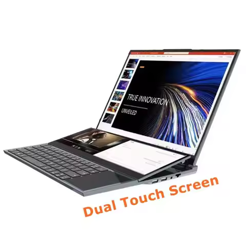 2023 Brand New Notebook PC 16 + 14 Inch Touch Double Screen Core I9 10th Gen Business Gaming Dual Sc
