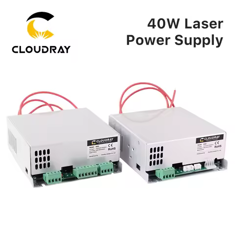 Cloudray 40W CO2 Laser Power Supply M40 115V 230V for CO2 Laser Engraving Cutting Machine 35-50W