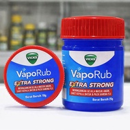 Vicks Vaporub Extra Strong 10gr 25gr - Rub-on Balsam Extra Hot Balsam/ Cold Medicine/ Cough Medicine