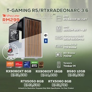 DOTATECH T-GAMING R5/RTXRADEONARC 3.6 - CUSTOM PC GAMING PACKAGE Ryzen 5 8400F + GPU OPTION(S)