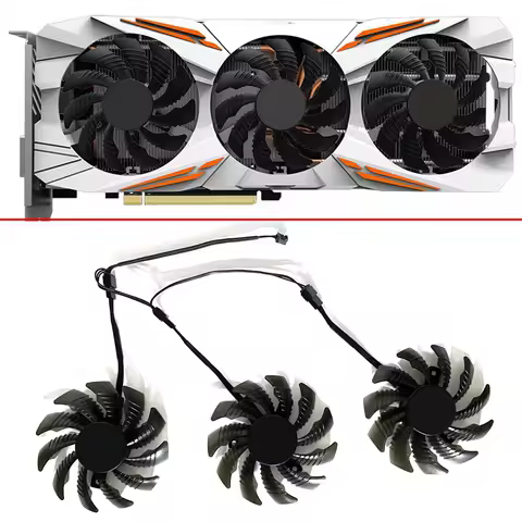 Cooling Fan For Gigabyte AORUS GTX 1060 1070 1080 G1 GTX 1070Ti 1080Ti 960 980Ti Graphics card fan r