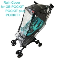 1:1 Tailor-Made Baby Stroller Accessories Raincoat Rain Cover For Gb Pockit, Gb Pockit Plus, Gb Pockit All City