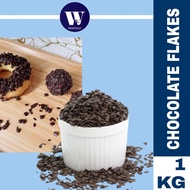 [1KG] CHOCOLATE FLAKES / KEPINGAN COKLAT {REPACK}