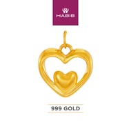 HABIB 999/24K Yellow Gold Pendant 9GP00770125