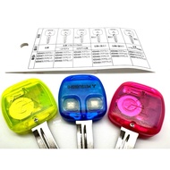 New Original 🇯🇵 BLANK KEY WITH TRANSMITTER Mitsubishi Lancer Evo7 Evo8 AIRTREK CEDIA CS 4G63 CT9A CU