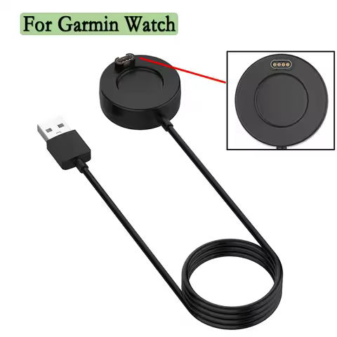 1M USB Cable Charging Data Charger For Garmin Forerunner 55/Forerunner 158/945 LTE Smart Watch Charg
