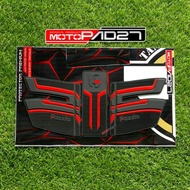 Sticker Fazzio Deckpad Rubber 3D yamaha Fazzio Deck pad Yamaha Motor Accessories