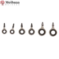 MEIHUAA 60PCS Ceramic Stainless Steel Fishing Rod Tip Repair & Replacement Kit, Single-Foot 6 Sizes