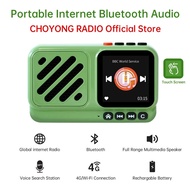 Choyong Voyager Bluetooth Speaker(Global version) Wireless Internet Radio with WIFI/4G,World Radio S