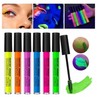 Lakerain Fluorescent Color Mascara Halloween Cosplay Mascara D8q6