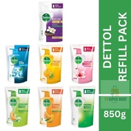 DETTOL Antibacterial Body Wash Refill Pack (750g/850g)