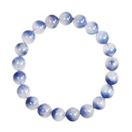 【正佳珠寶】藍線石 高品聚寶盆藍線石 8.8-9.3mm 藍線石水晶手珠