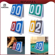 [SONONIA] Multi Sports Scoreboard Flip Number Score Board 2 Digit Multipurpose Scoring Board for Gam