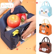 WINTE Cartoon  Lunch Bag,  Cloth Thermal Bag Insulated Lunch Box Bags, Portable Lunch Box Accessories Tote Food Small Cooler Bag