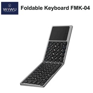 Bàn Phím ko dây Bluetooth Mini Gấp Gọn cho điện thoại máy tính bảng IPad có kèm chuột Touch Pad Wiwu