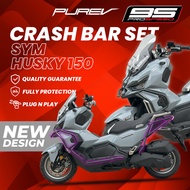 SYM HUSKY 150 PUREV Crash Bar Set HEAVY DUTY