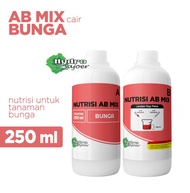 Nutrisi Hidroponik AB Mix Cair Bunga Instant Siap Pakai 250 ml