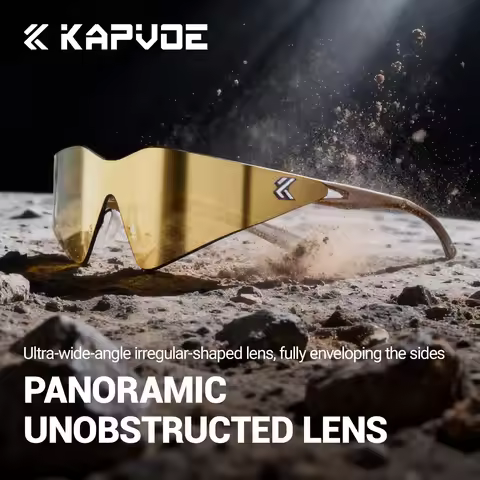 KAPVOE UV400 Mountaineering Sunglasses Unisex Windproof and Sunscreen Sunglasses Mountain Bike Hikin