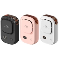 Portable Waist Clip Fan Wearable Belt Fan 2000mAh Battery Powered Rechargeable Body Fan for Outdoor 