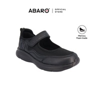 ABARO 2831MF School Shoes Girl Series - Black School Shoes/Kasut Sekolah Hitam