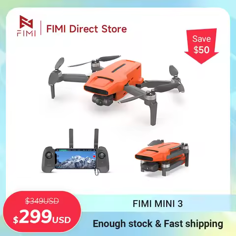 FIMI MINI 3 foldable drone 4K professional for adults with a camera 60fps 3-Axis Gimbal 245g 9km HD 