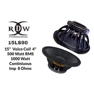 [ Ready Stock] Speaker Komponen Rdw 15 Inch 15Ls90 / 15 Ls90 Original